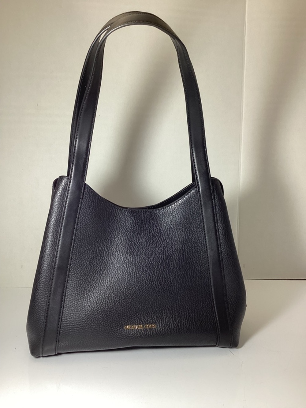 Michael Kors Rosemary Large Shoulder Tote in black pebbled leather - Picture 7 of 9